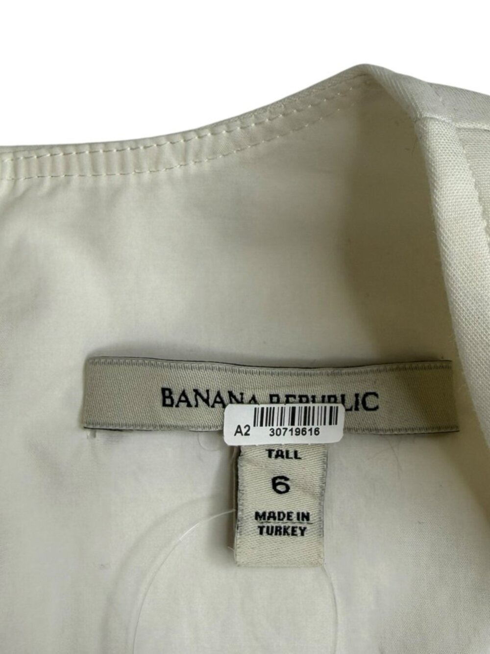 BANANA REPUBLIC White Sleeveless Mini Sundress Size 6T K0850 - Picture 9 of 9